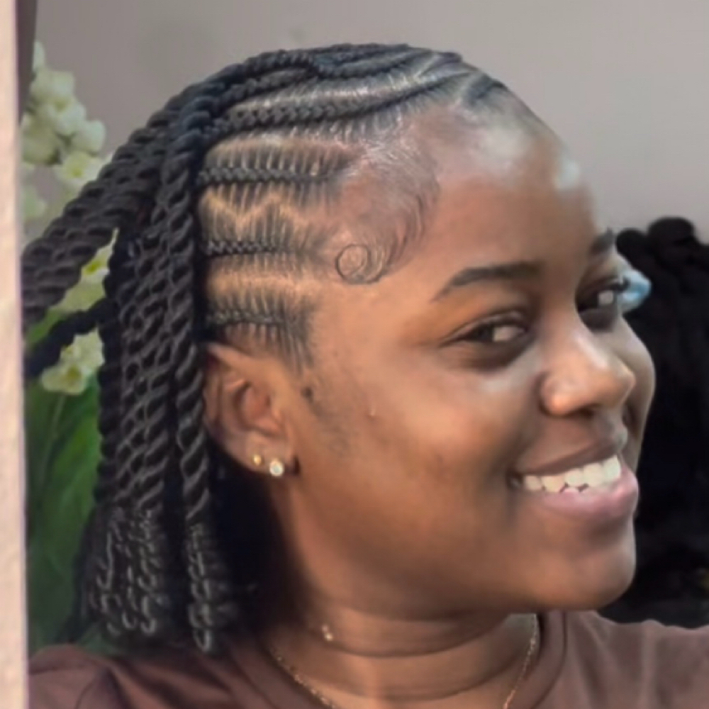 Feed  -in With Bont To Knot at Candy’sbraidingsalon in detroit, MI