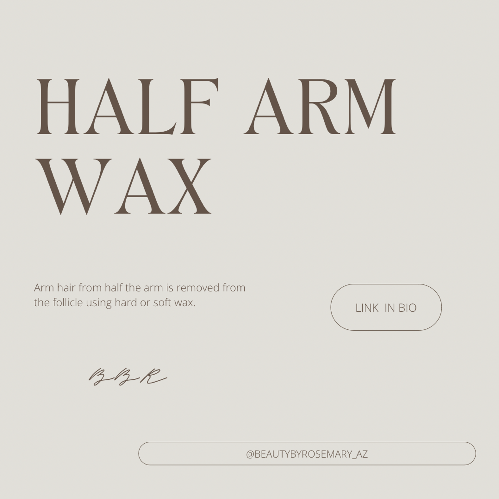 Half Arm Wax