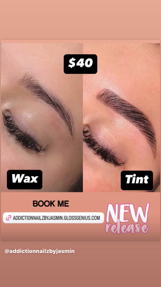 Eyebrow Wax And Tint