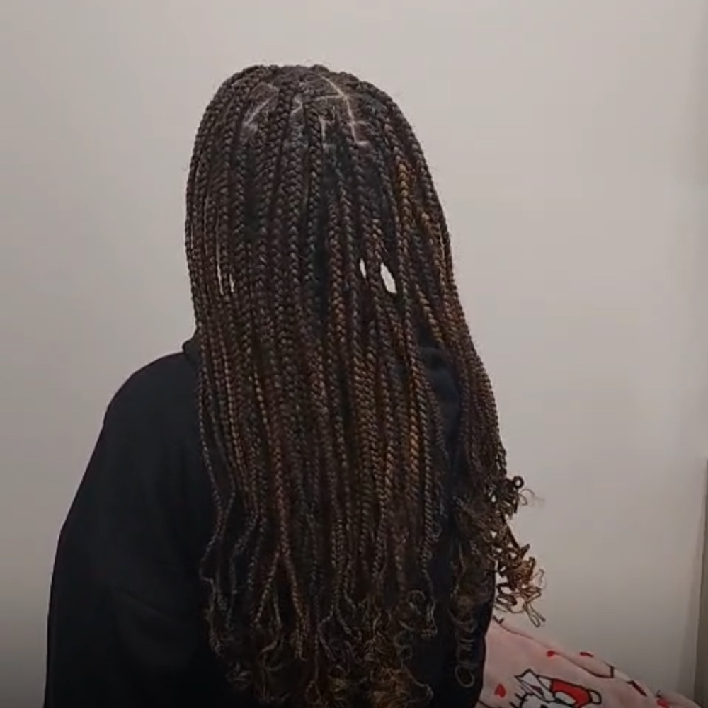 Kids Box Braids Knotless