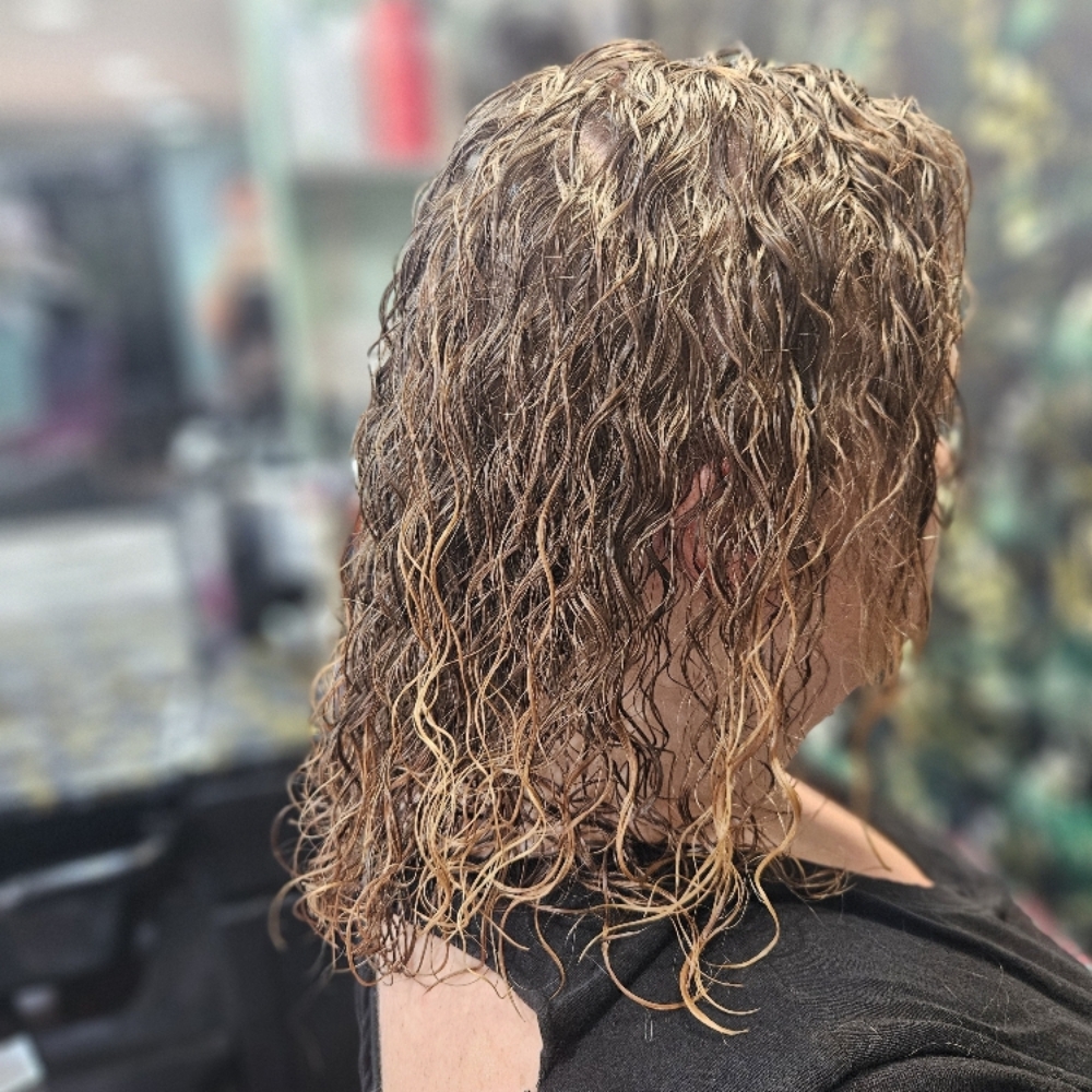 Spiral Perm at Devins Beauty Studio in Sanford, MI
