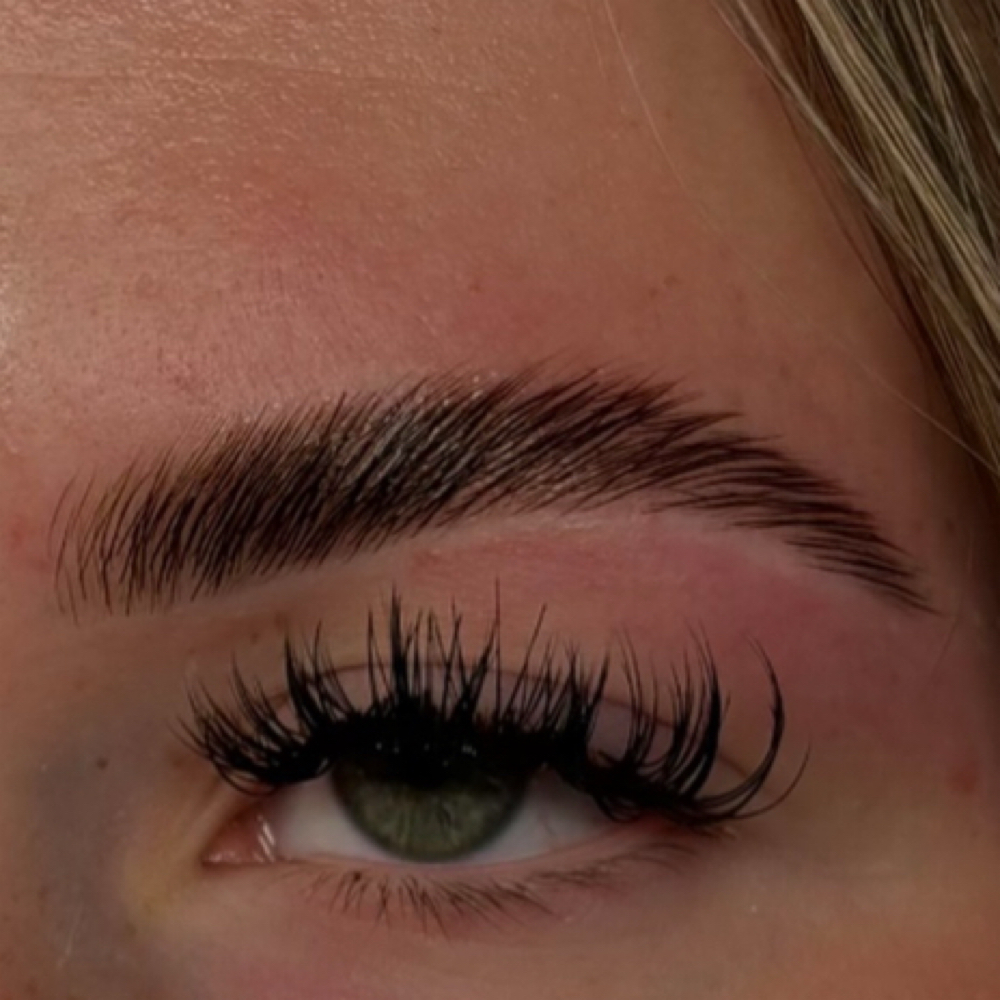Brow Lamination + wax + tint at luniralashes in Wichita, KS