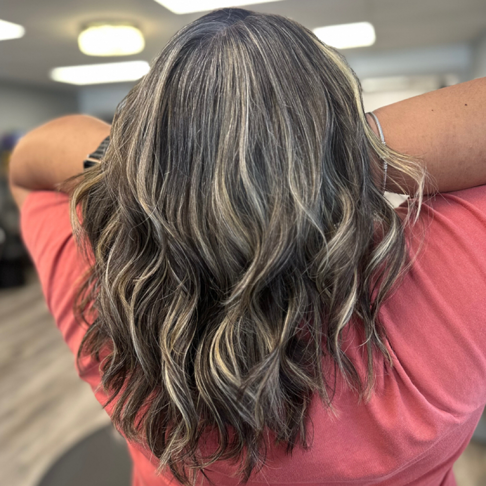 Grey Blending at Hailee Gullett in Bellefonataine, OH