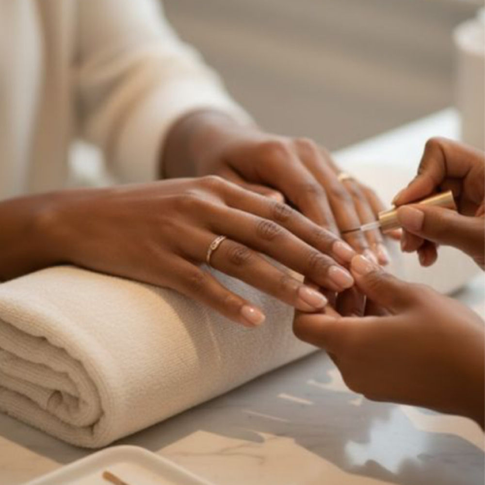 Manicure at Hair Mechanix in Odessa, MO