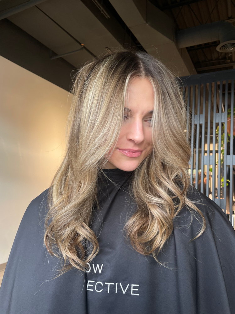 Blowout style at Anna At Willow Collective in Omaha, NE