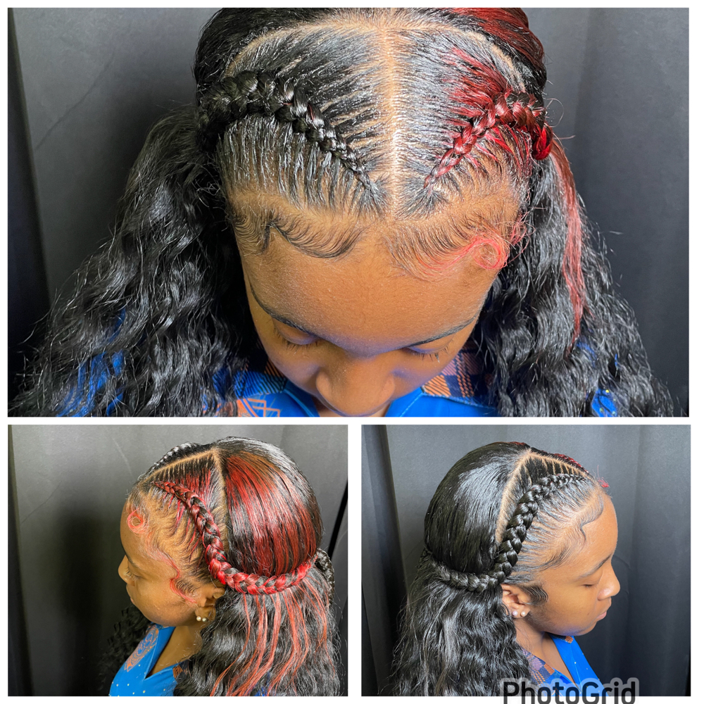 2 Braids & Quickweave