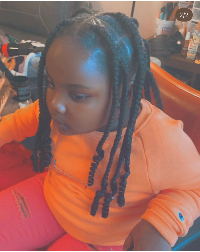 Kids Big Knotless Braids