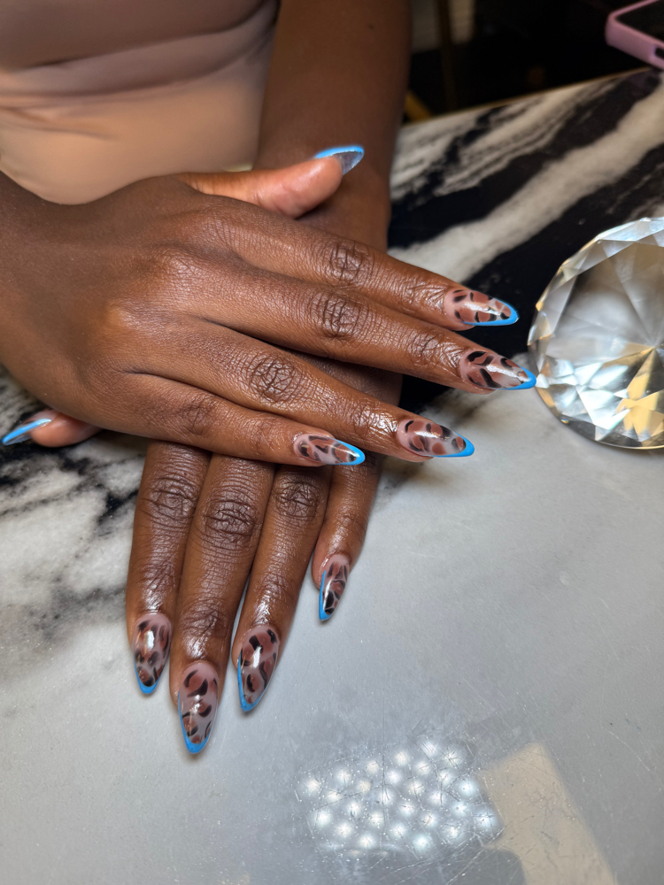 Hard Gel Overlay at Nailz By Holliwood in los Angelos, CA