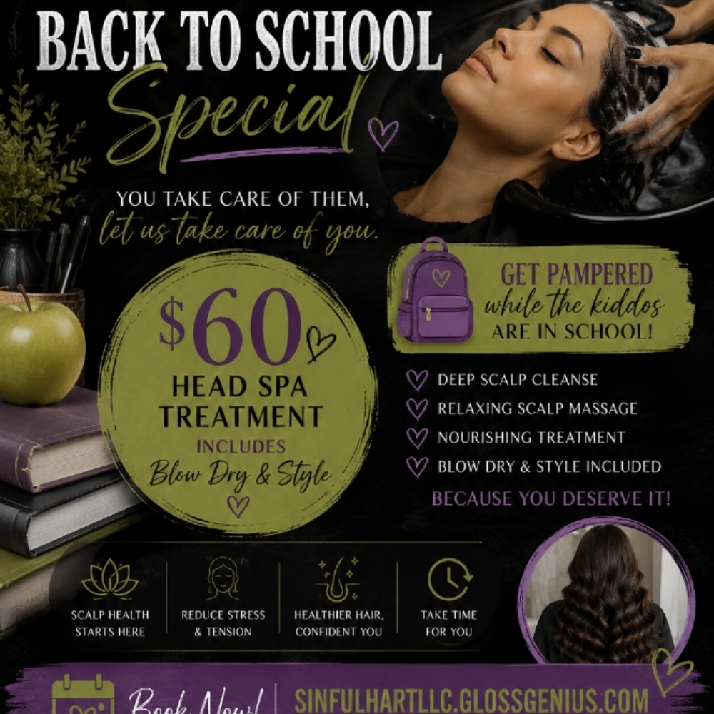 Back To School Special 📚 at Sinful Hart LLC in Sahuarita, AZ