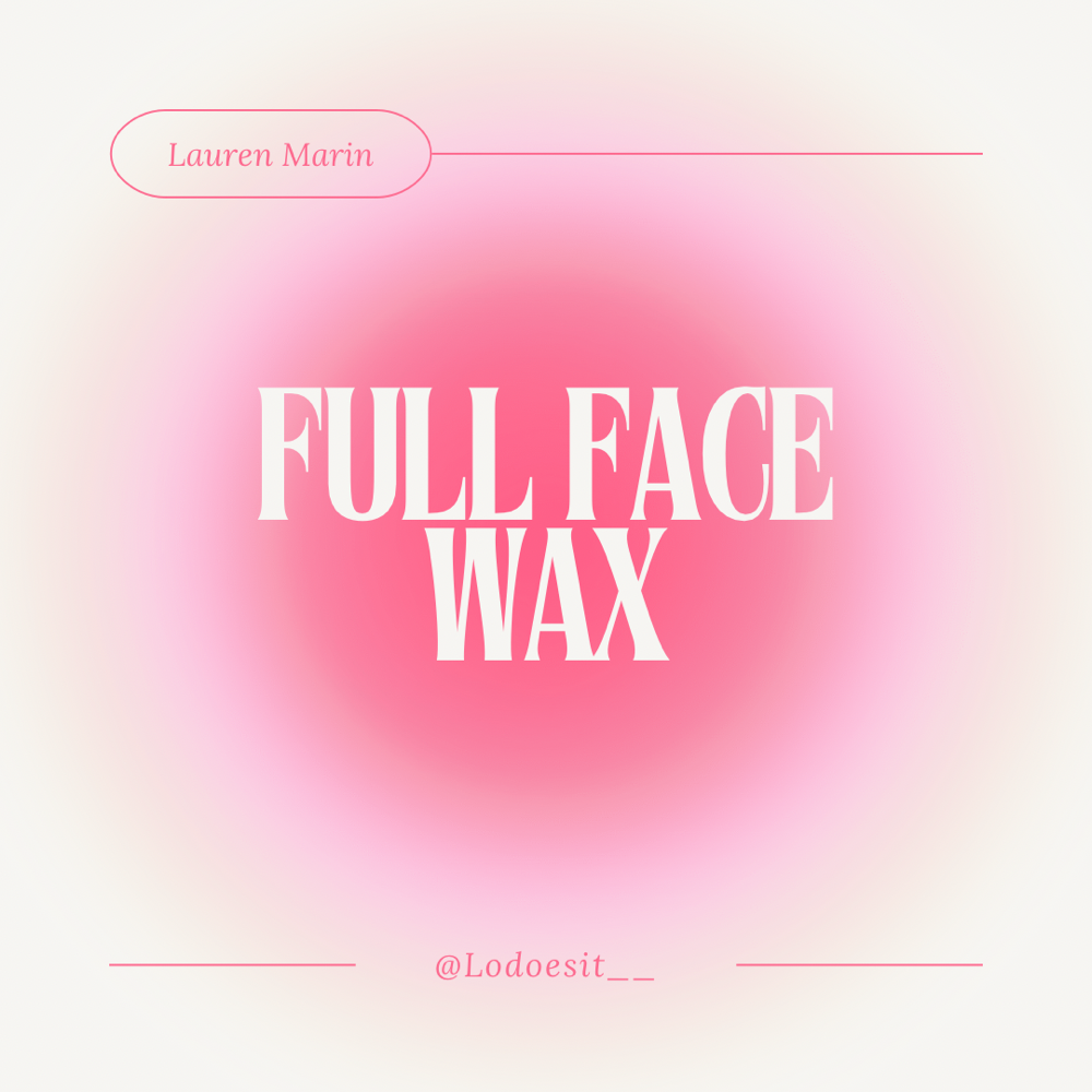 Full Face Wax