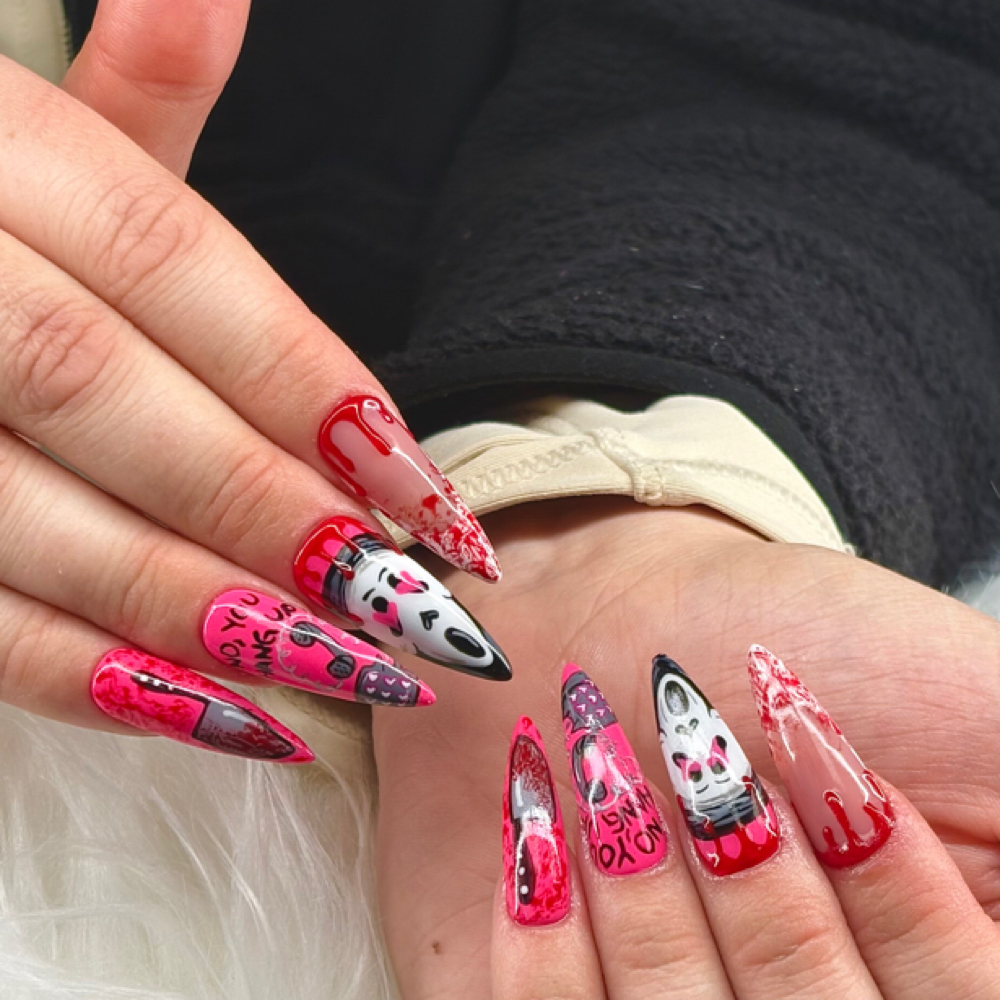 Gel X /Tier 3 Art at Hallie Renee Nail Salon in Griffith, IN