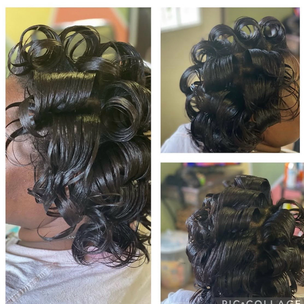 Wash And Roller Set at Erica Sam in Opelousas, LA