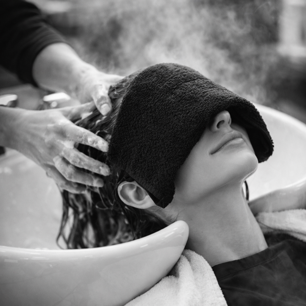 Women’s Cut, Wash+Steam Towel at Lunar Phases Salon in Valparaiso, IN