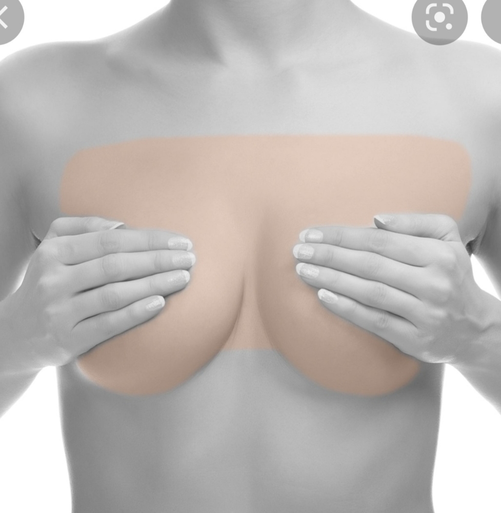 laser hair chest woman