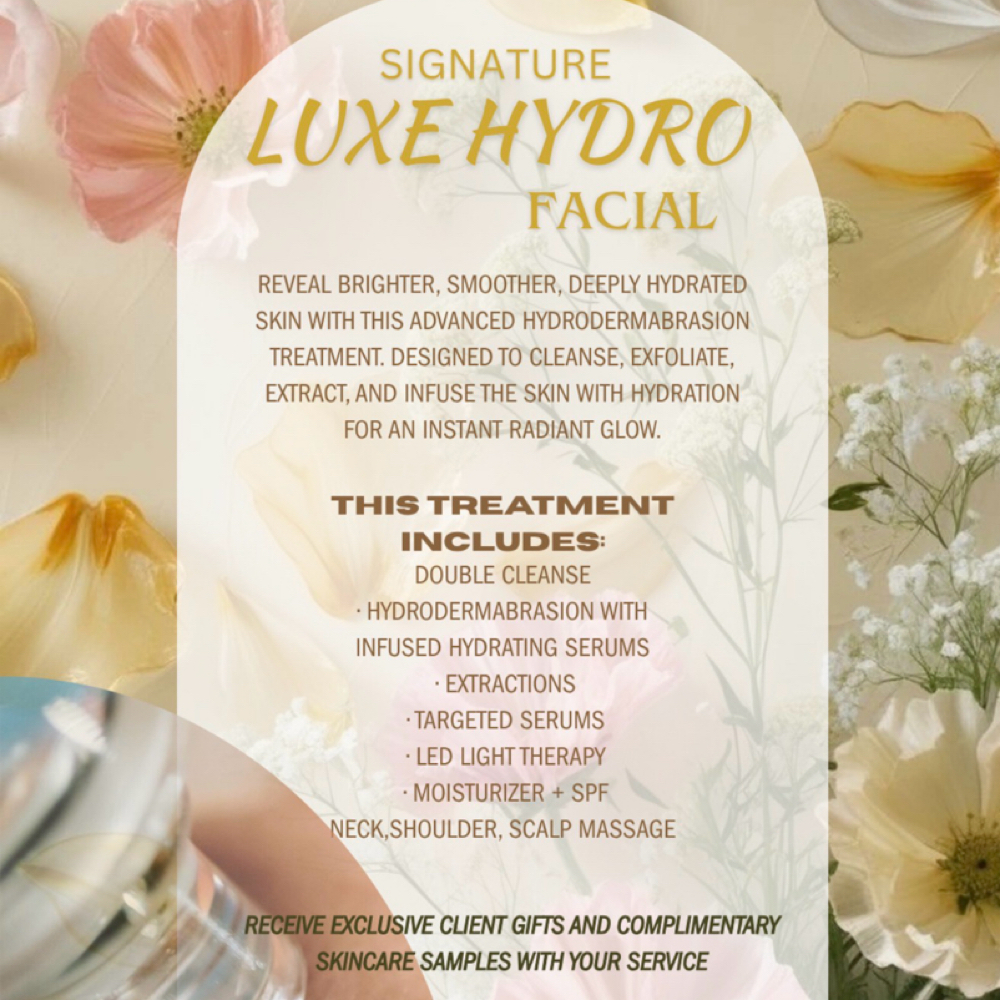 🌟Signature LUXE HYDRO Facial at Luscious Skin in El Paso, TX