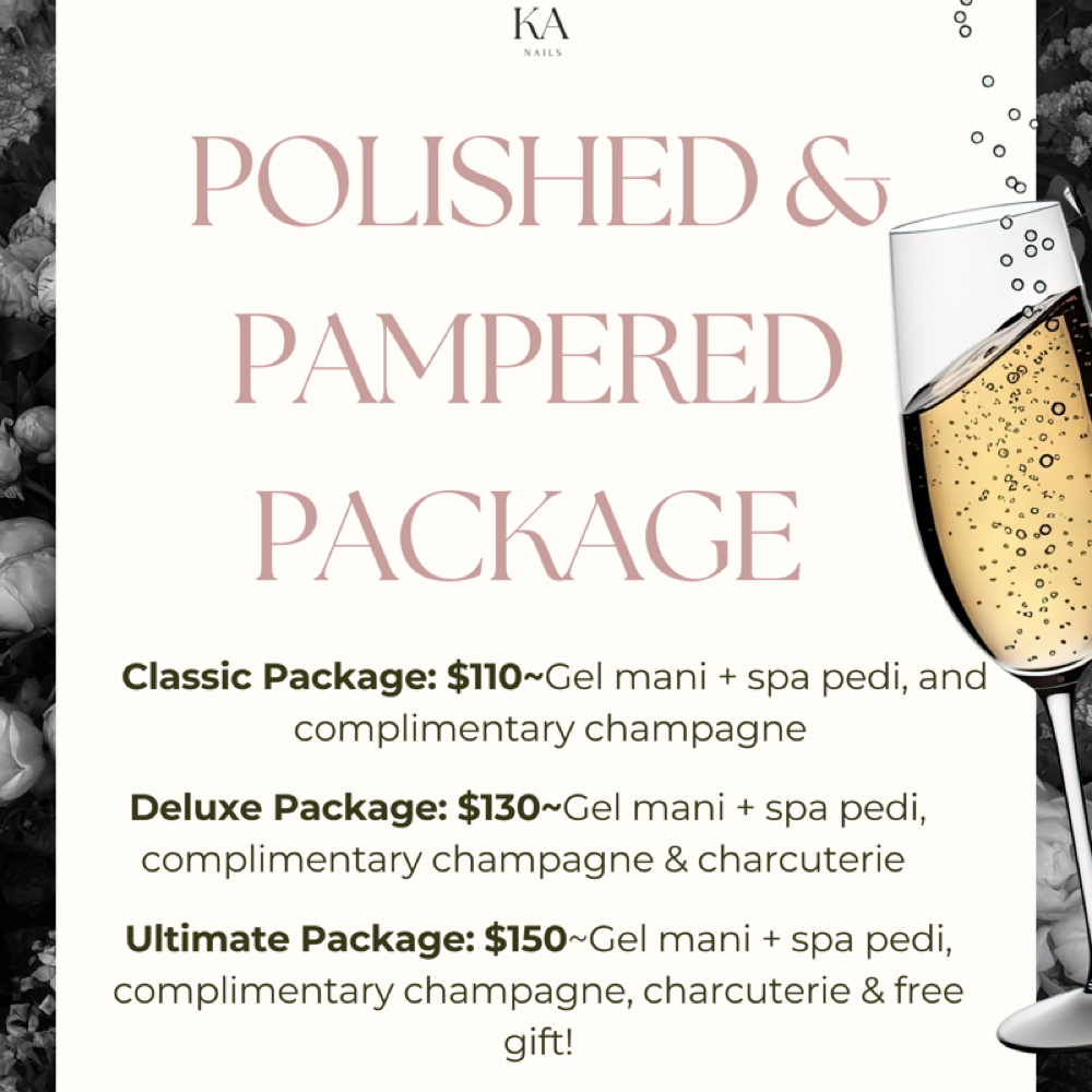 Polished & Pampered Package 1 at KA Nails in Fort Wayne, IN