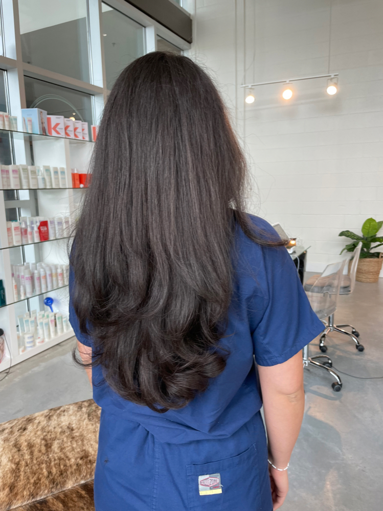 Haircut And Blowdry