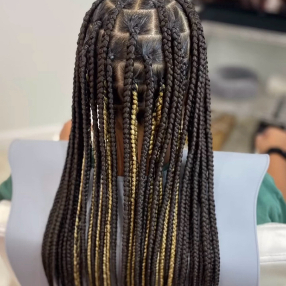 Kids Knotless Braids 8-12Years Old at The Glow Up Studio LLC in Kissimmee, FL