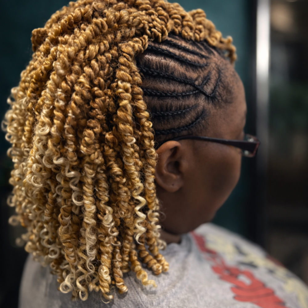 Crotchet styles at A Step Above Beauty hairtique in Charlotte, NC