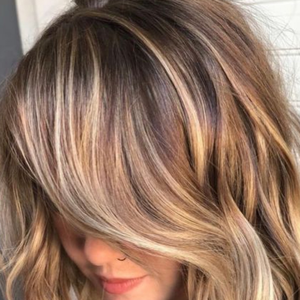 Partial Highlight W/Base Color at Rachael  Pauline Hair Design Studio in Boynton Beach, FL