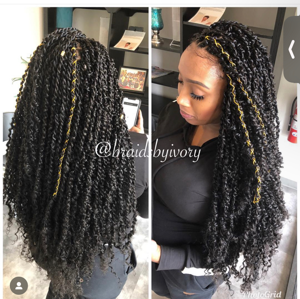 Small Passion Twists(waist-length)