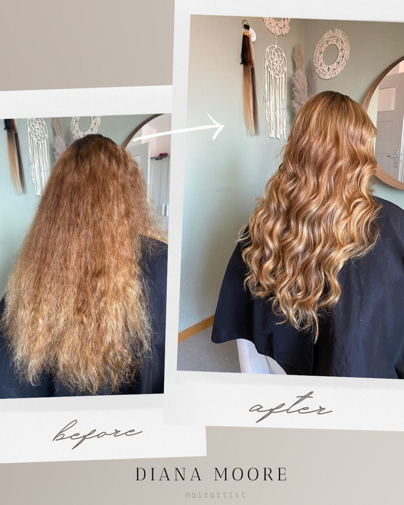 Hair coloring correction