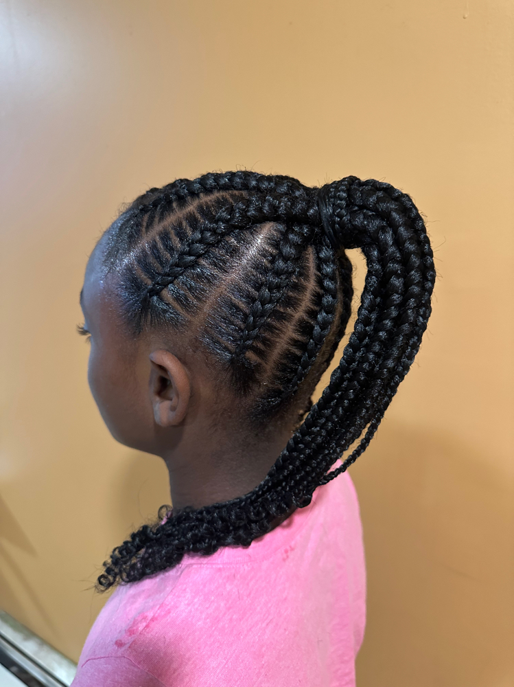 Stitch Ponytail at The Crown Garden in Jamaica, NY