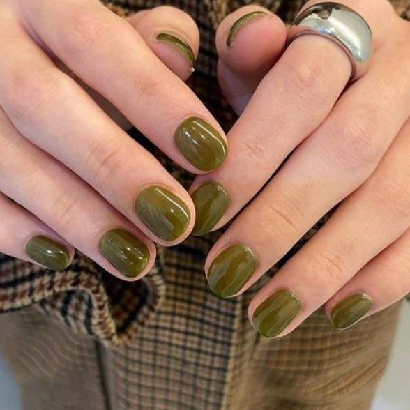 Gel mani at Blossomed Beauty Lounge in Hesperia, CA