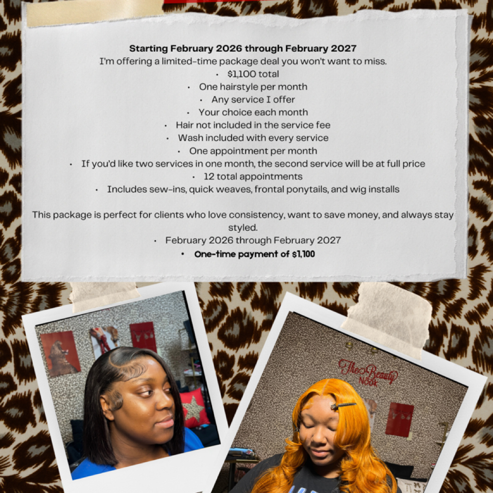 PACKAGE DEAL‼️ at The Beauty Nook in Tampa FL, FL