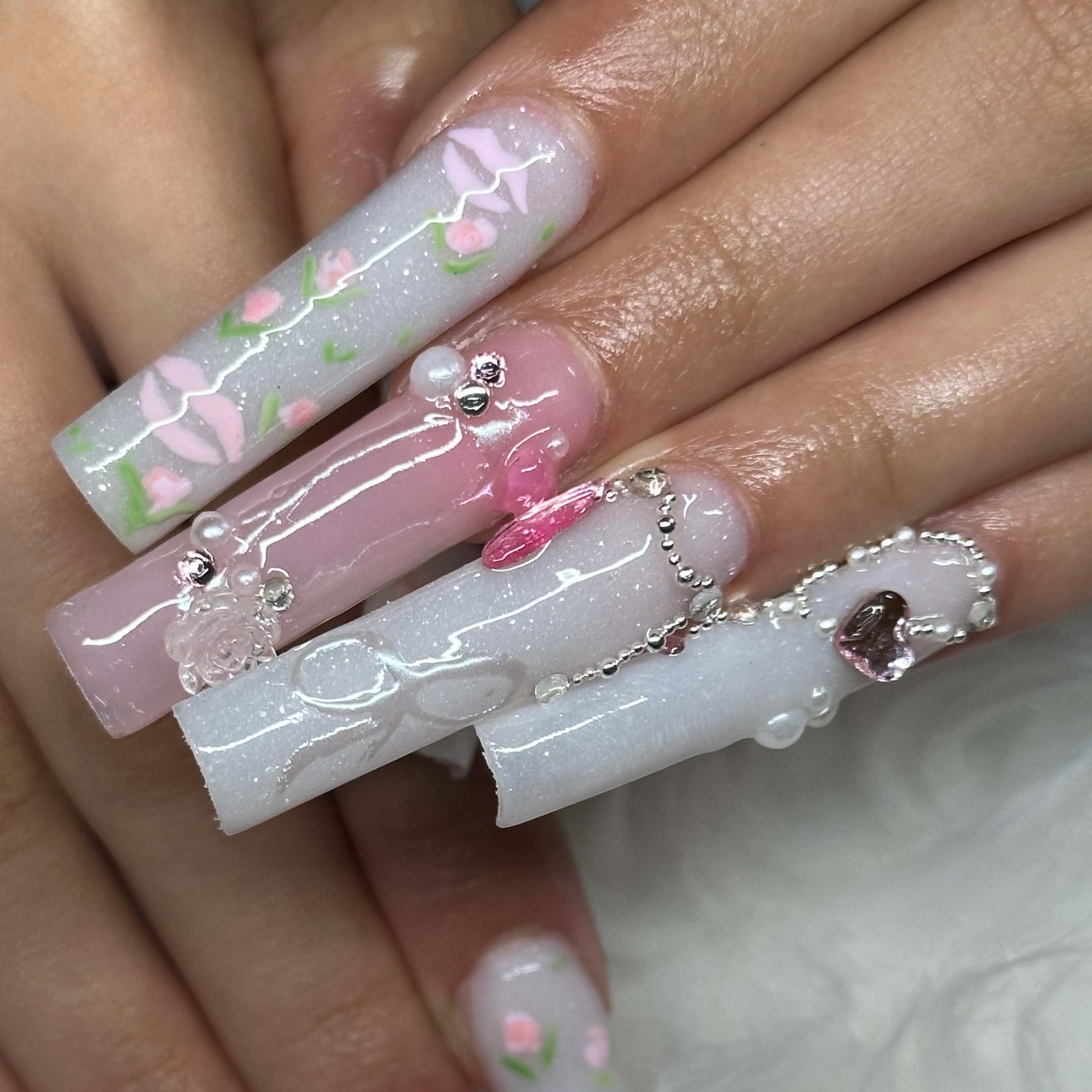 XL Full Acrylic Set at CWC Studio in Myrtle Beach, SC