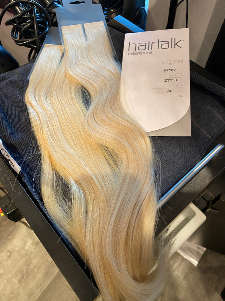 Full Hair Extension Application