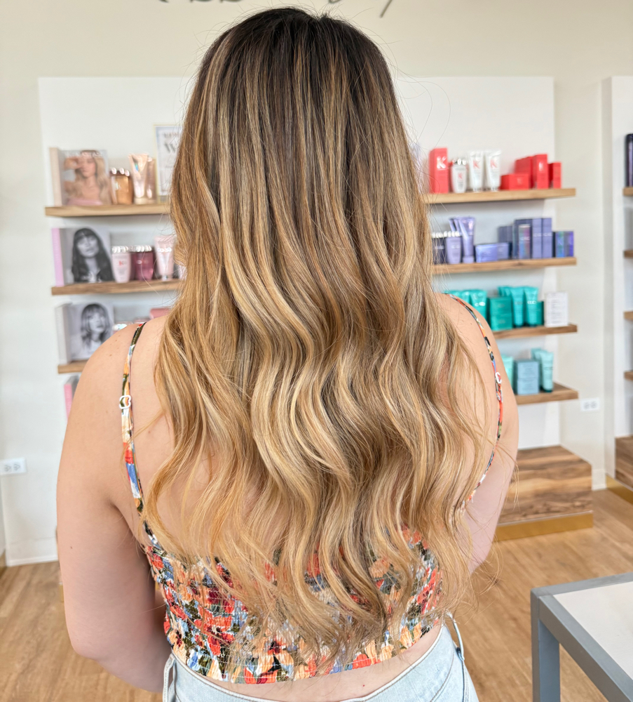 Heavy highlight with a color