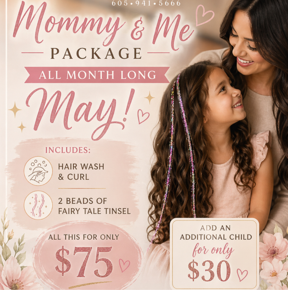 Mommy And Me Package at Hair By Snooks in Sioux Falls, SD