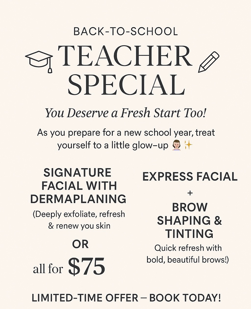 Back To School Teacher Special