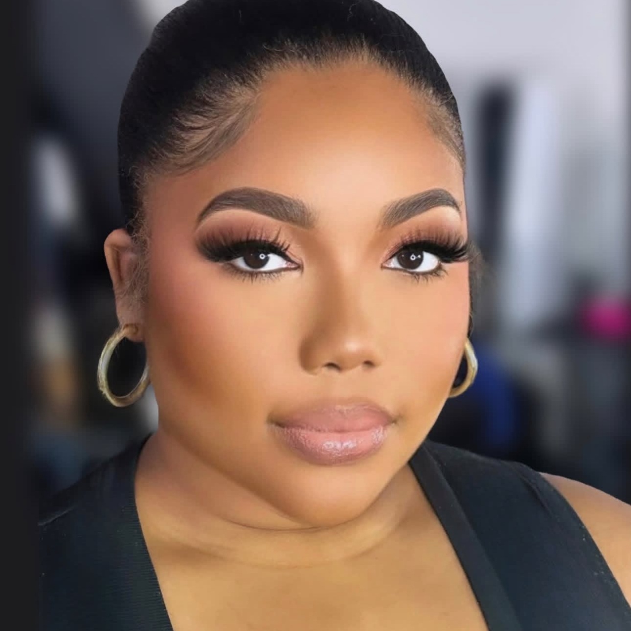 Soft Glam Makeup Application at K.L.A Studio of Beauty in Marietta, GA