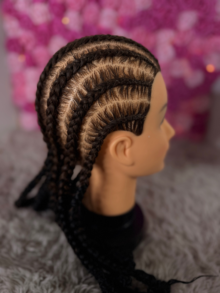 8-10 Feed In Braids