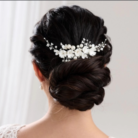 Bridal hairstyle at VALTHENTIC in Centreville, VA