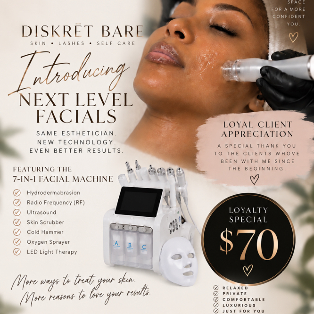 The HydroGlow Edit at Diskrēt Bare Esthetics in Dallas, TX