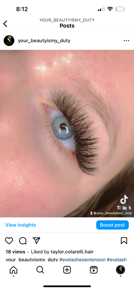 Hybrid Eyelash Extentions at Alishia Otero in Pueblo, CO