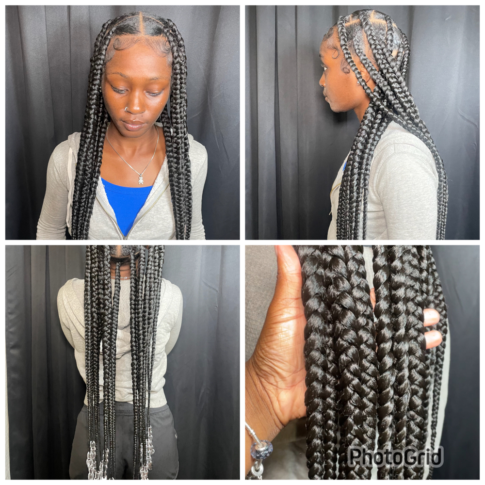 Jumbo/Large Knotless Braids