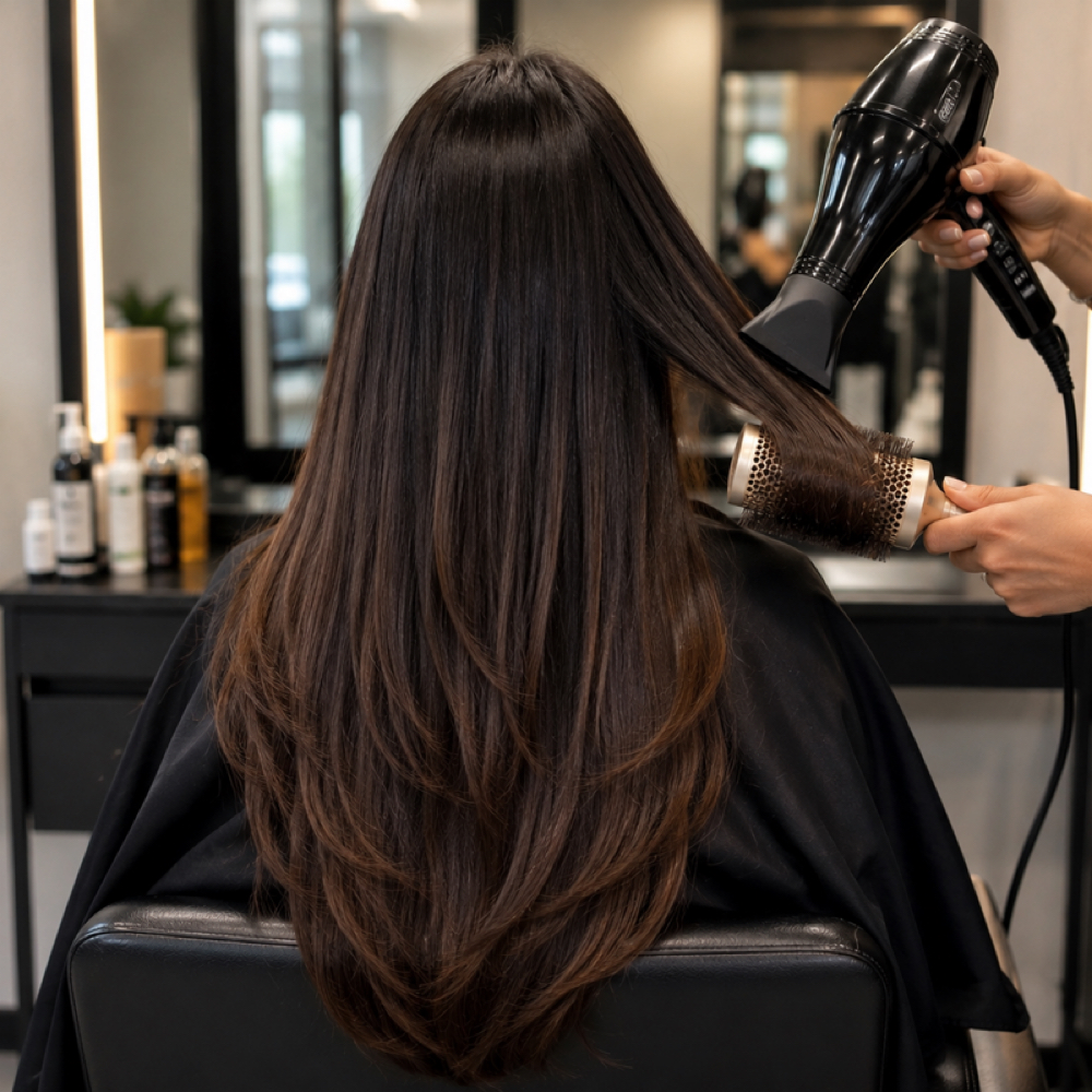 Wash & Blow Dry With Hair ext. at LindaBella Beauty Studio by Aleisha LLC in New Jersey, NJ