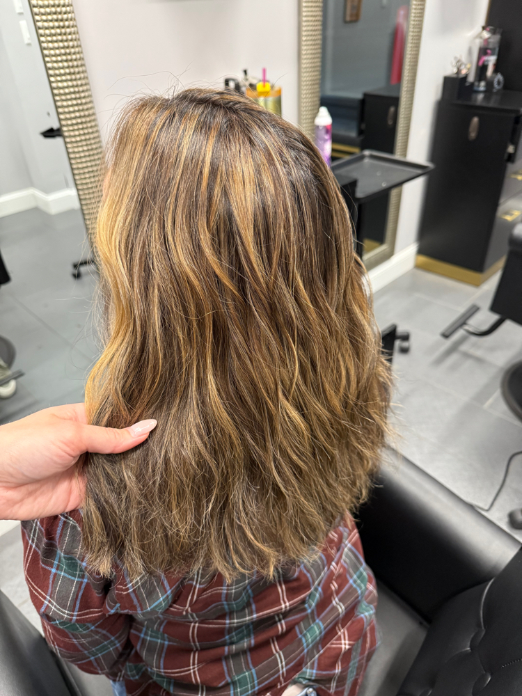 Face Framing Highlights & Glazing at Beauty by Allison Paige in Turnersville, NJ