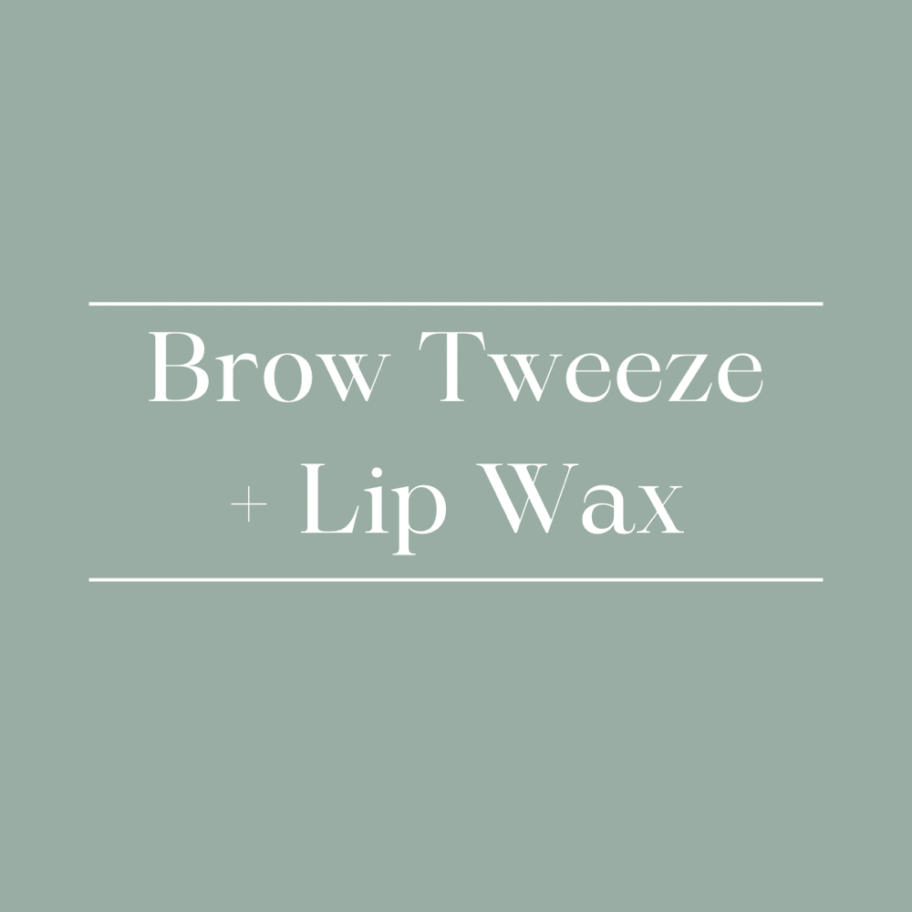 Brow Tweeze + Lip Wax