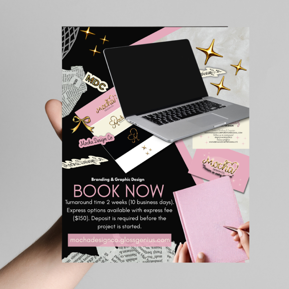 Flyer Design at Mocha Design Co. in Chicago, IL