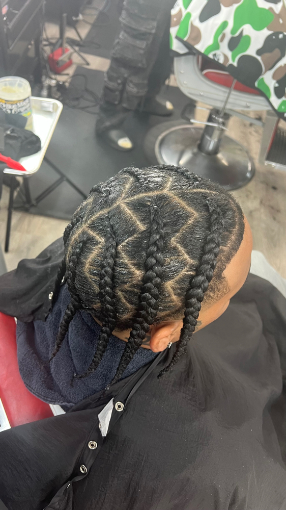 Men Braids at KG Stylez N Cutz in Katy, TX