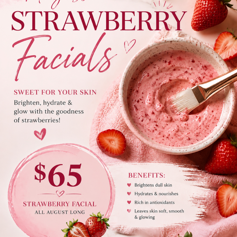 Strawberry Facial at The Enchanted Beauty Bar in Brooksville, FL