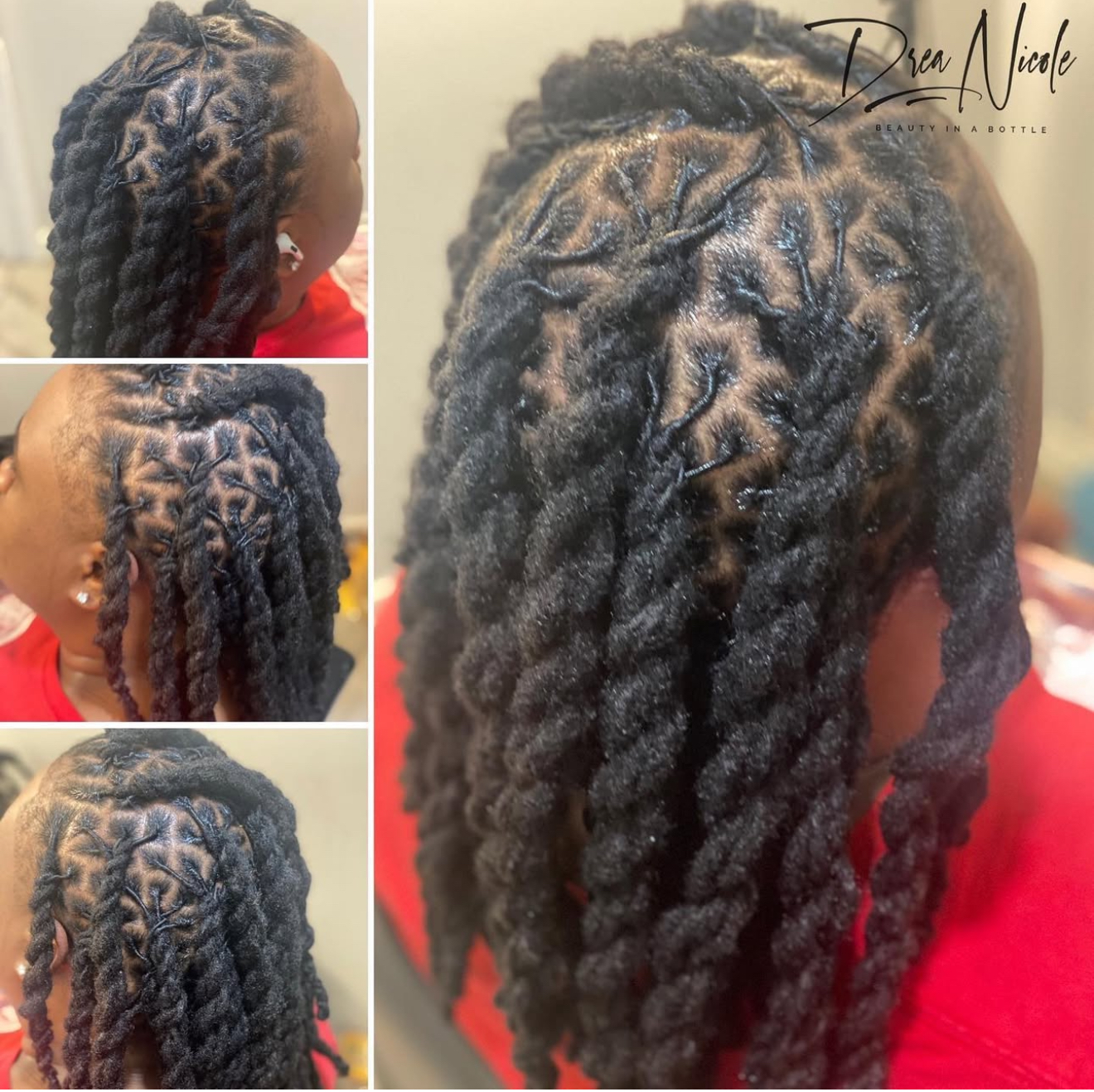 Loc Retwist +2 Strand Twist at Crown’D Claws in Clarksville, TN