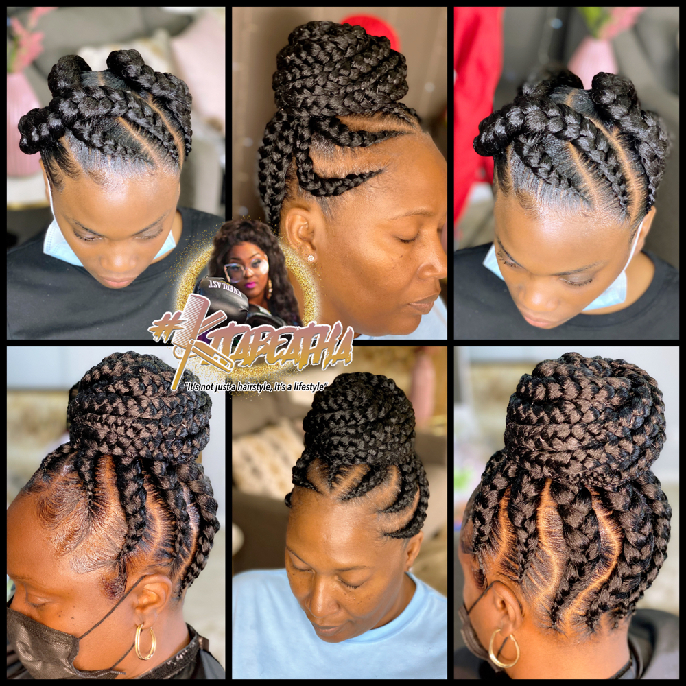 Large Feed In Updo