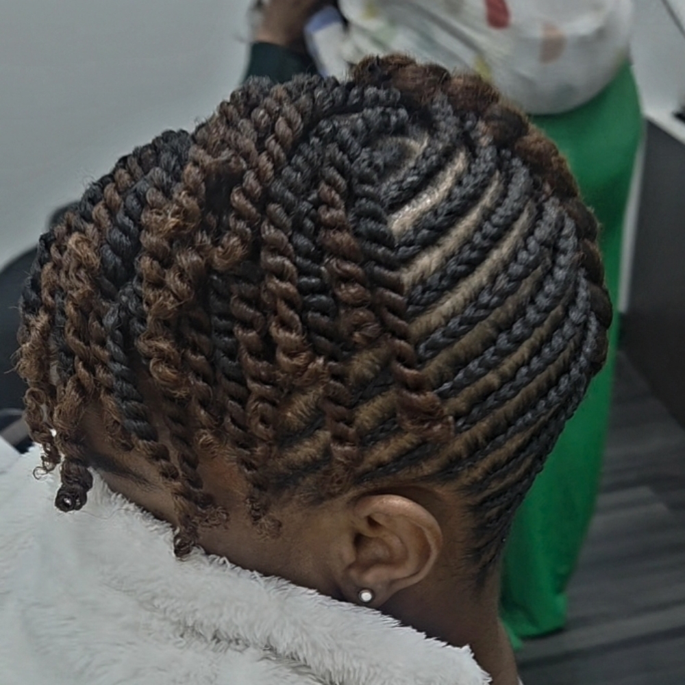 Natural Twists Style at GGS braiding beauty salon in Framingham, MA