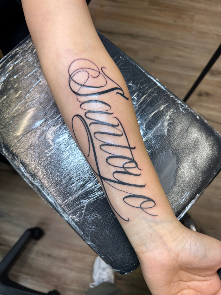 Script/Lettering Tattoo (large)
